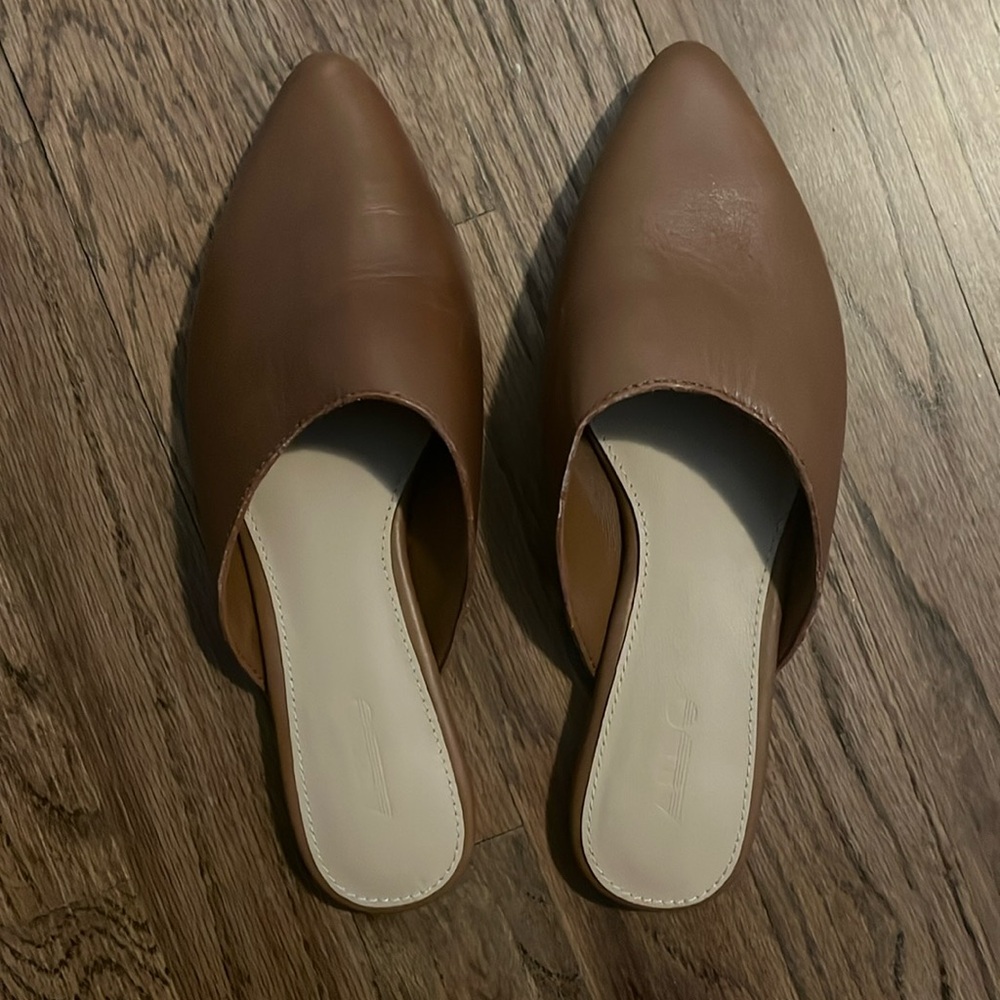 Aldo pointed toe mules